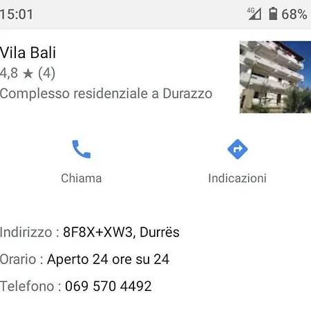 Apartmán Bali Durrës